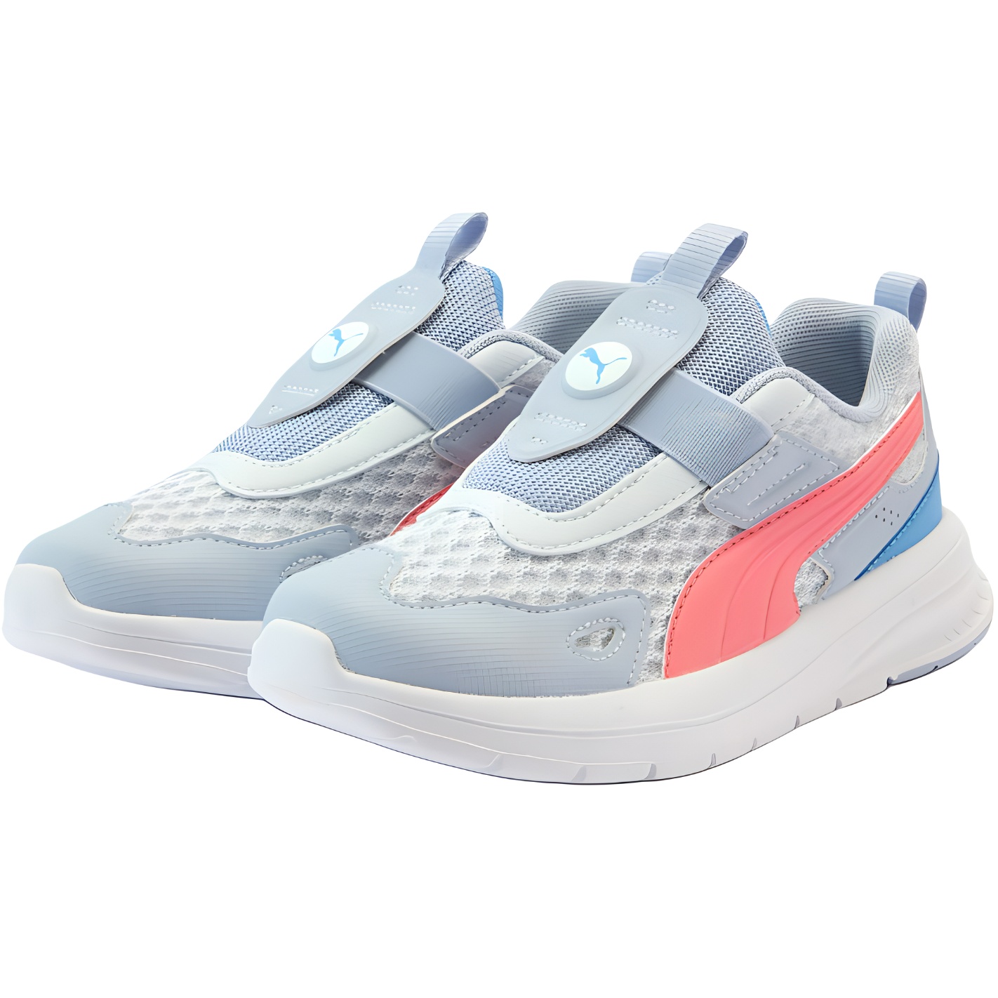 Evolve Run устойчивые к истиранию низкие детские беговые кроссовки Kids' PUMA, синий — фото 3