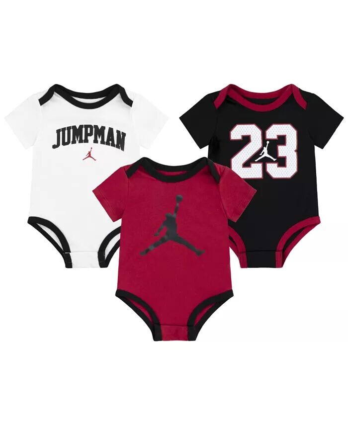 

Набор из трех боди Jumpman 23 для маленьких мальчиков Jordan, мультиколор