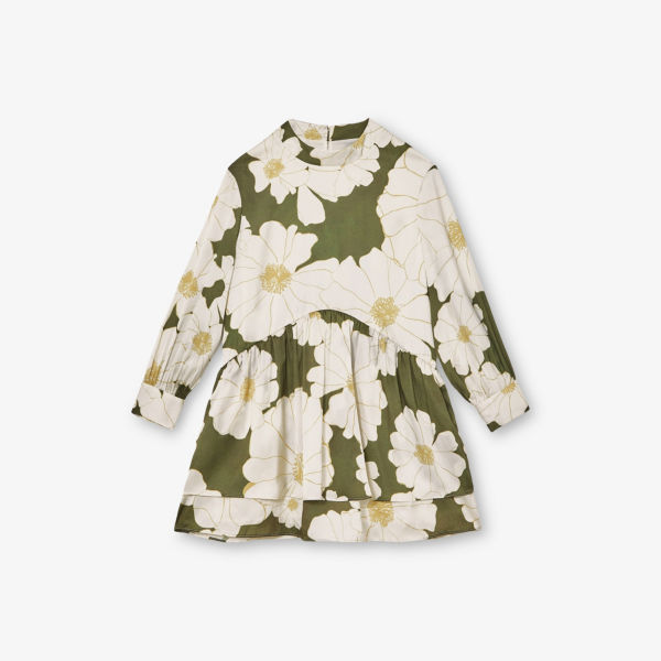 

Платье Reiss Daisy из ткани с цветочным принтом для 9-13 лет, зеленый