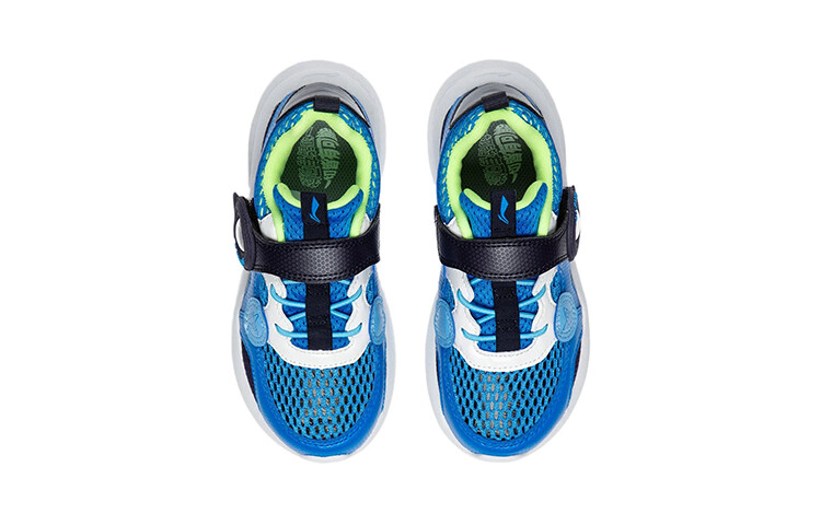 Кроссовки LINING YOUNG Kids Lifestyle Shoes PS Low-top Interstellar Blue/Mariner Blue/Xinjiang Blue/Black — фото 4