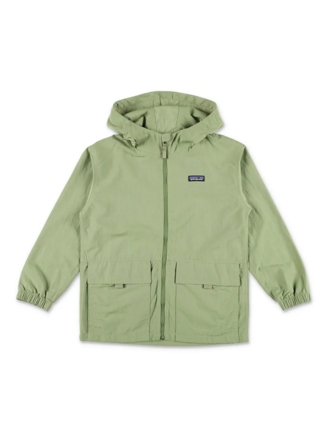 

Легкая куртка с капюшоном Patagonia Kids, зеленый