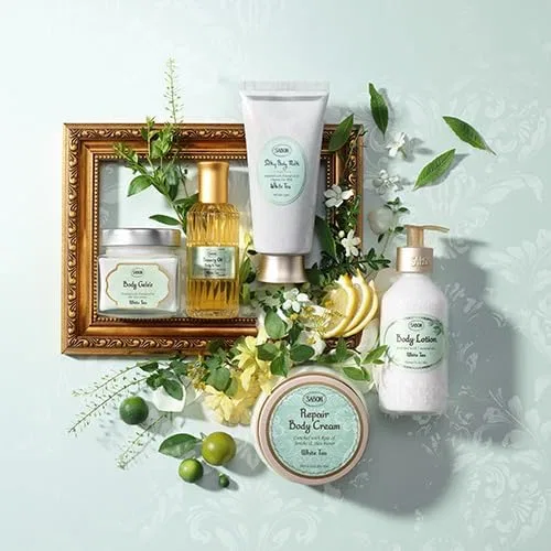 Лосьон для тела Silky Body Milk, белый чай, SABON, 200 мл — фото 4