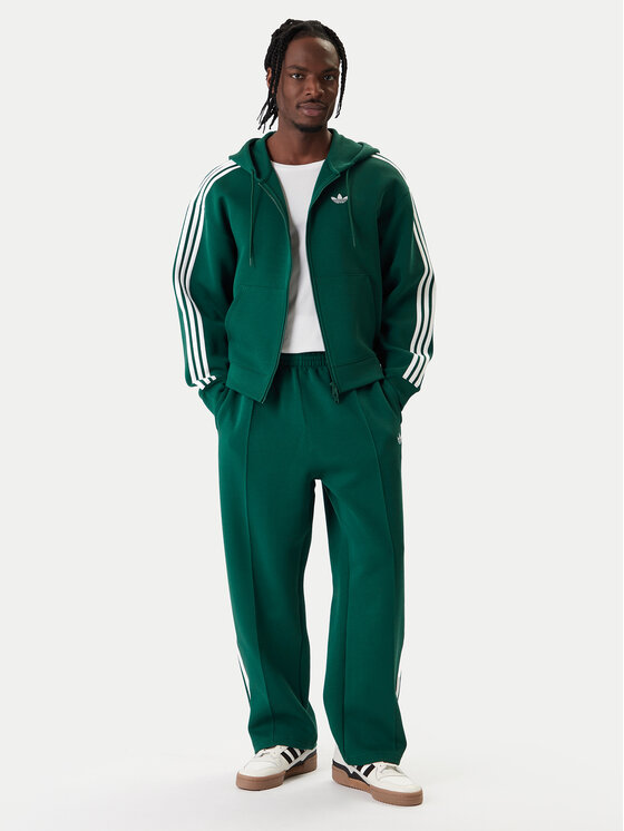 Спортивные брюки baggy fit adicolor Spacer Track KD4088 Adidas, зеленый — фото 2