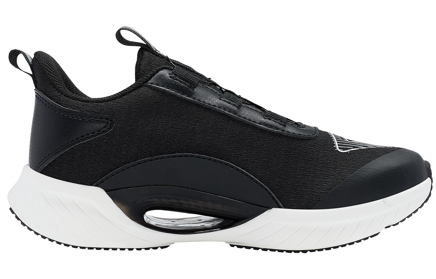 

Детские кроссовки GS Low-top Black Big White Peak, черный