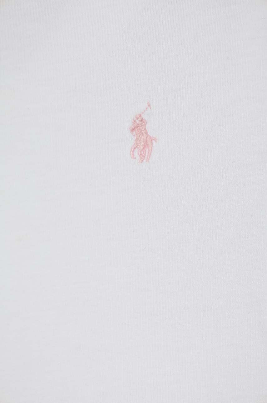 Хлопковая футболка для детей Polo Ralph Lauren, белый — фото 4