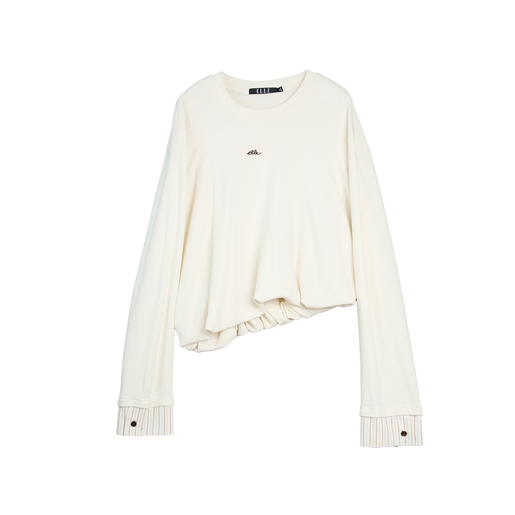 

Футболка Women's Crew Neck Moderate ELLE, экрю