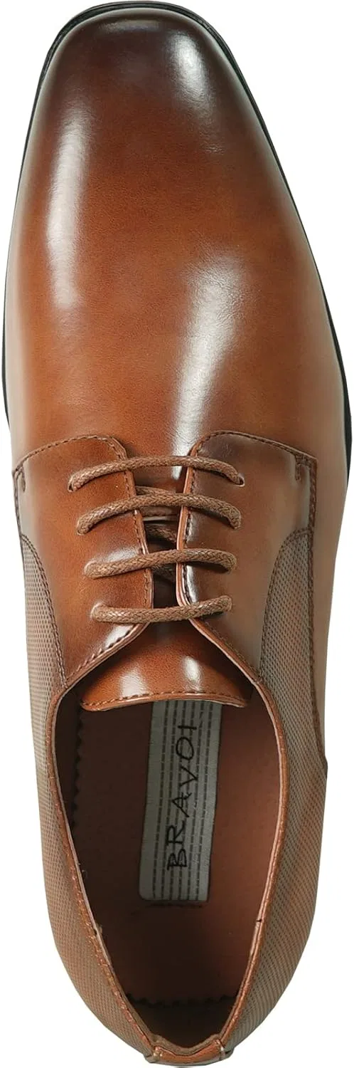 bravo! Браво! Мужские классические туфли King Classic Oxford с кожаной подкладкой - выбор ширины, черные — фото 3
