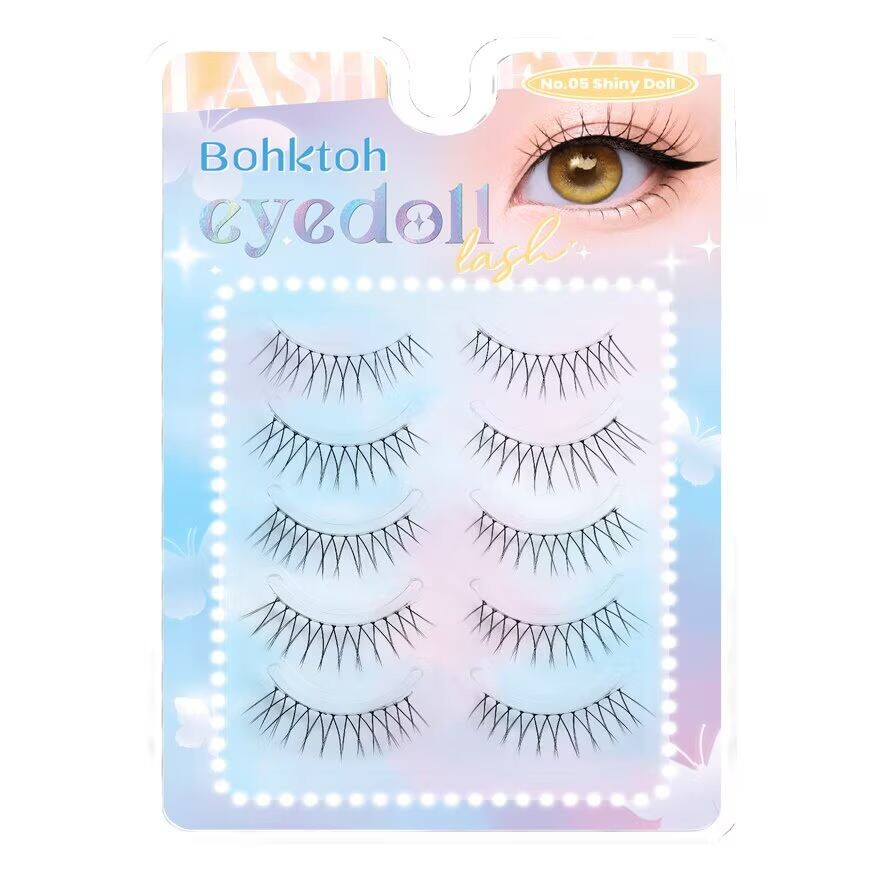 

Bohktoh Кукла Eyedoll Lash Shiny №05, Black