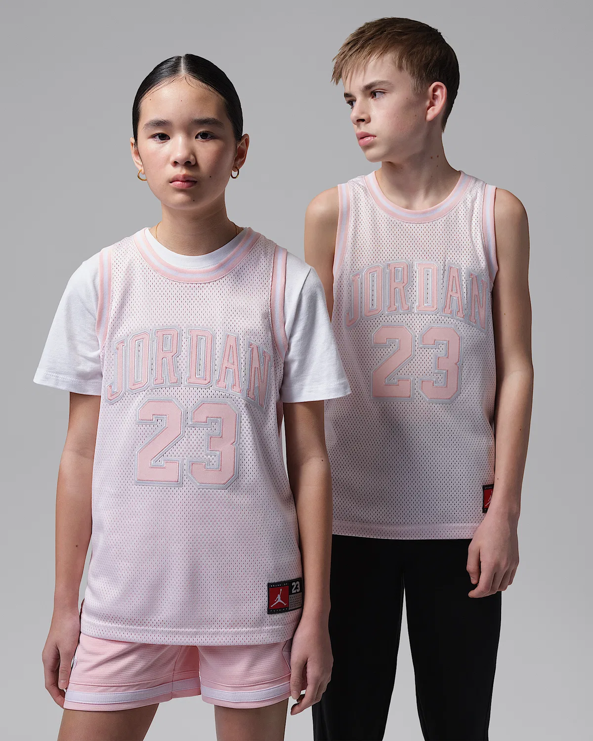 Детская футболка Jordan 23 Jersey (большой размер), Pearl Pink