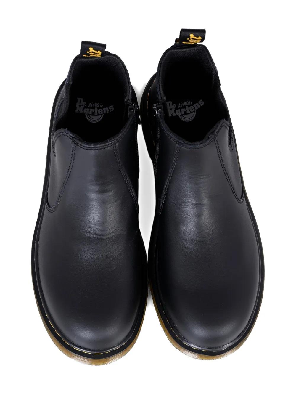 Ботинки челси с застежкой-молнией Dr. Martens Kids, черный — фото 4