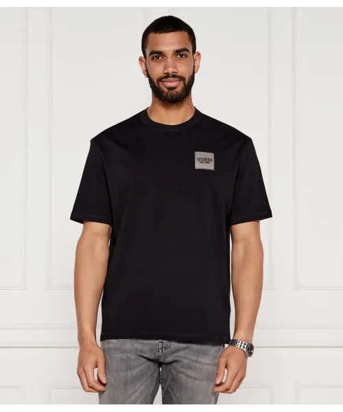 

Футболка Classic fit Guess Jeans, черный