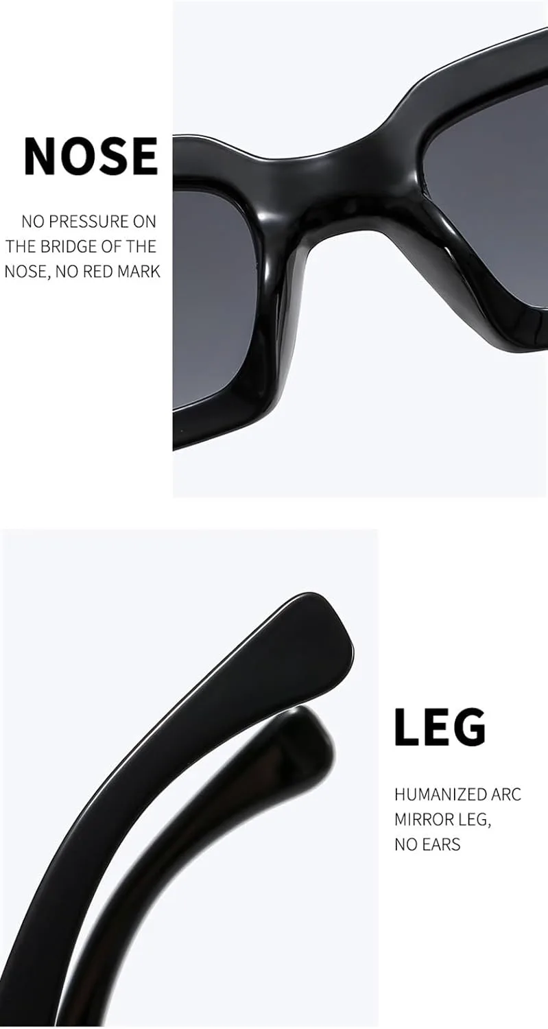 

Квадратные ретро-солнцезащитные очки в разноцветном исполнении для мужчин и женщин, идеально подходят для вождения на открытом воздухе (цвет: B, размер: 1) EkeNoz, B