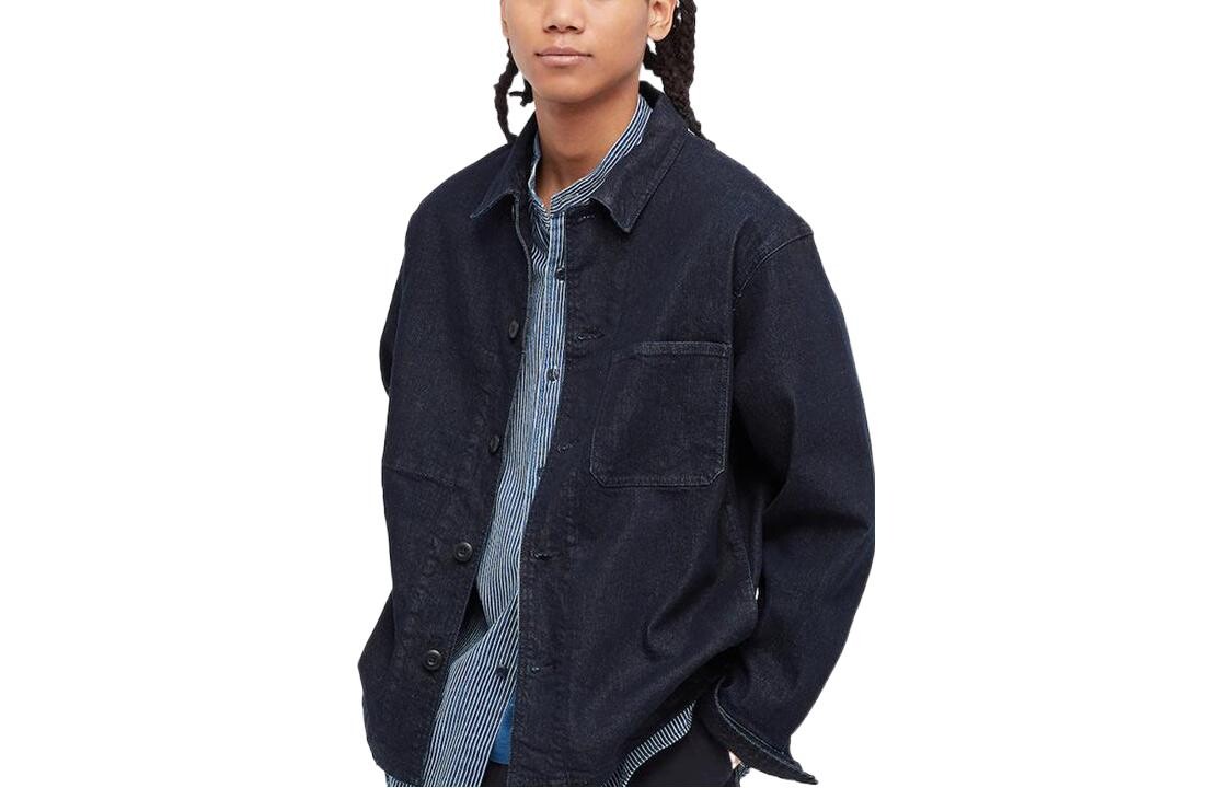 

Джинсовые куртки унисекс UNIQLO, цвет DarkBlue