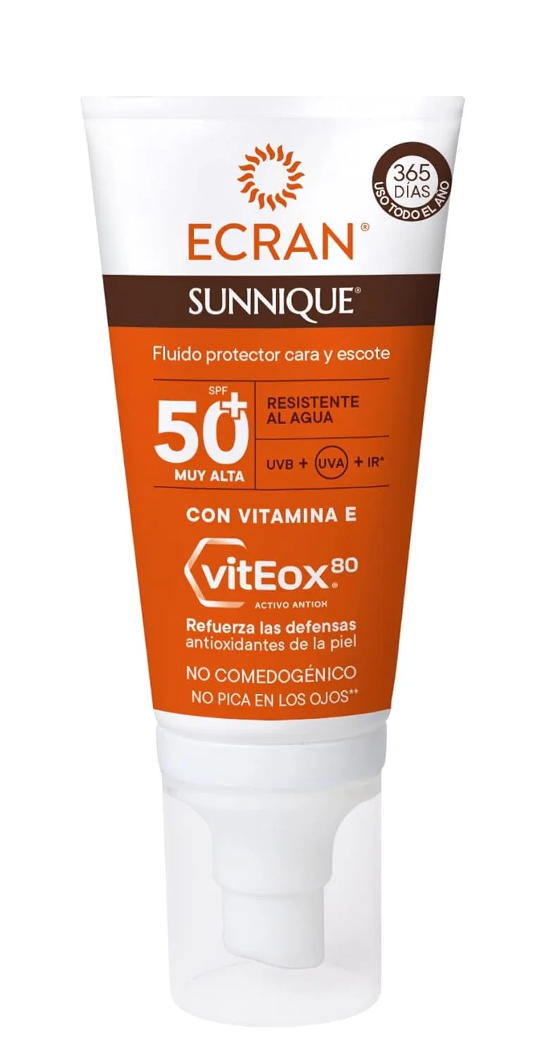 Солнцезащитный флюид Sun Lemonoil Cara & Escote SPF50+, 50 мл Ecran
