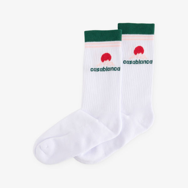 

Носки Montagne Whitestretch из смесового хлопка Casablanca, белый
