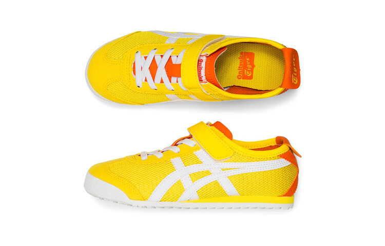 MEXICO 66 Kids Lifestyle Shoes PS Low-top Yellow Onitsuka Tiger — фото 4