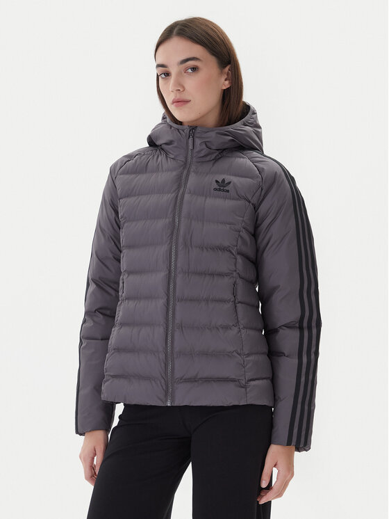 

Демисезонная куртка slim fit adicolor JX2938 Adidas, серый
