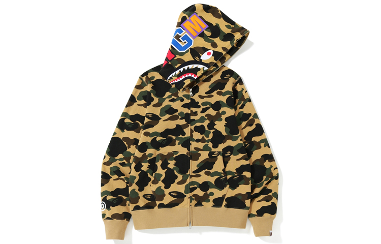 

Куртка Shark Series для мужчин A Bathing Ape, зеленый