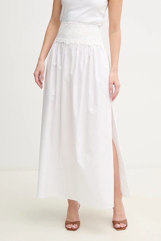 

Хлопковая юбка Ermanno Scervino, белый