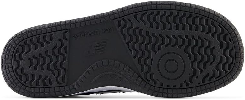 Детские кроссовки New Balance 480 V1 на шнуровке для мальчиков, белый/черный — фото 2