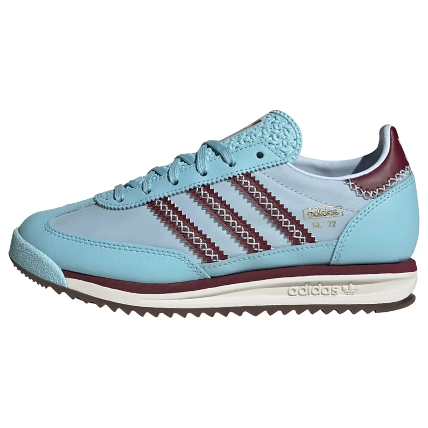 Кроссовки Adidas Originals SL 72 RS светло-голубого цвета