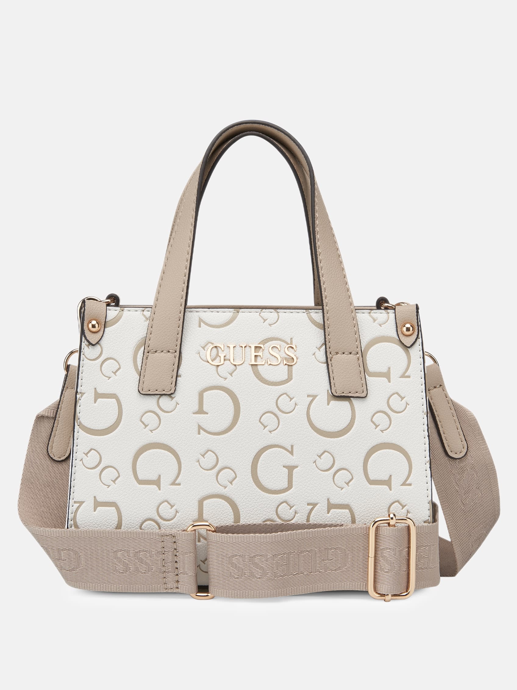 

Мини-сумка с логотипом Kyley Guess Factory, бежевый/мультиколор