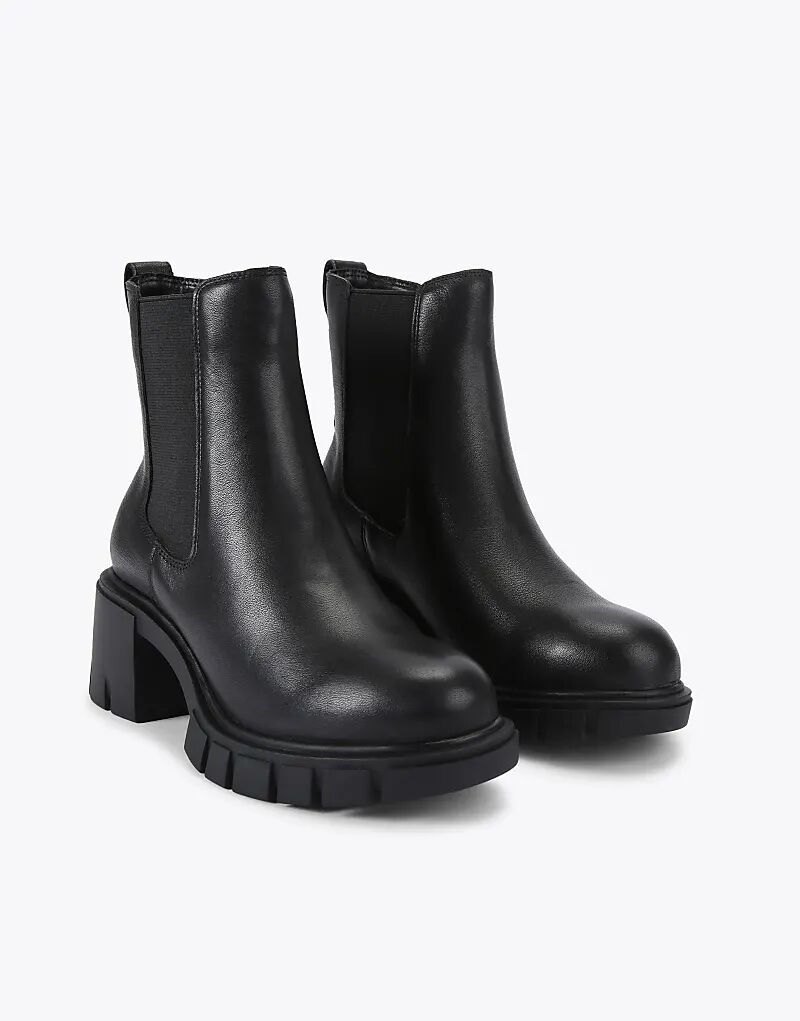 Ботинки средней высоты KG Kurt Geiger True из черной кожи — фото 2