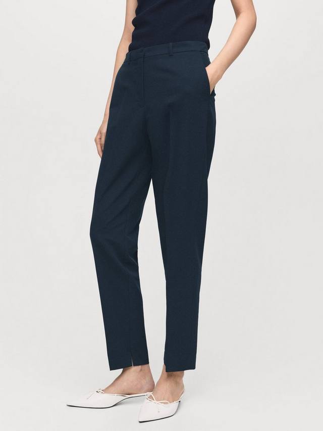 

Брюки Boreal прямого кроя Mango, Navy