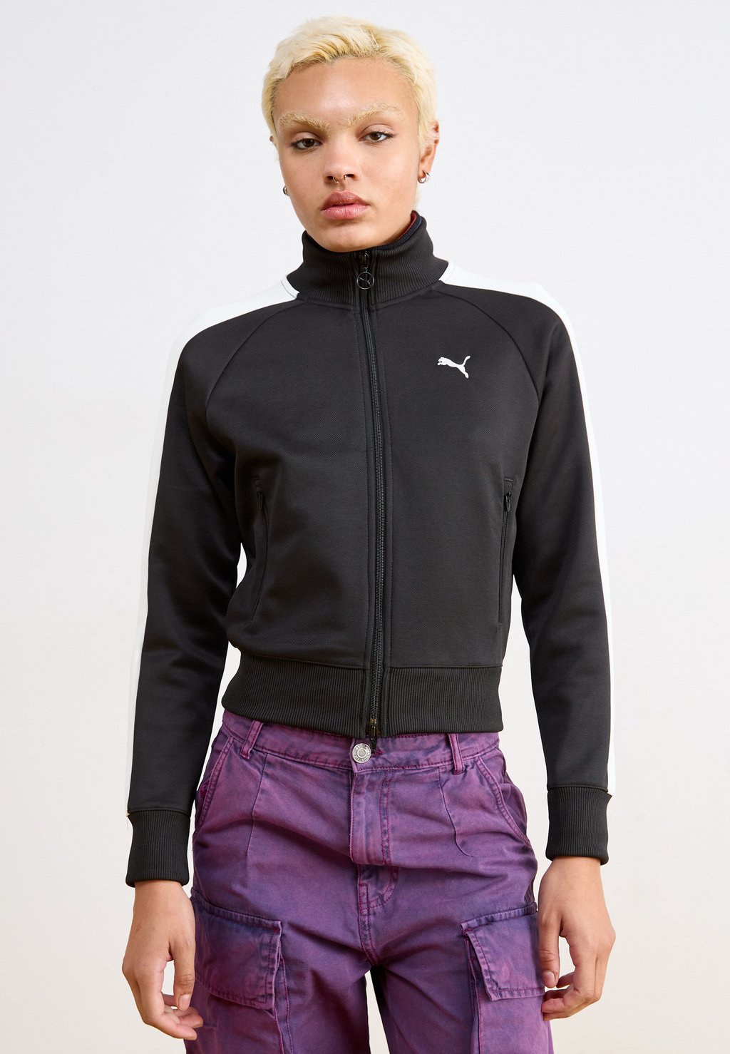

Толстовка на молнии ALWAYS ON SHORT TRACK JACKET Puma, черный