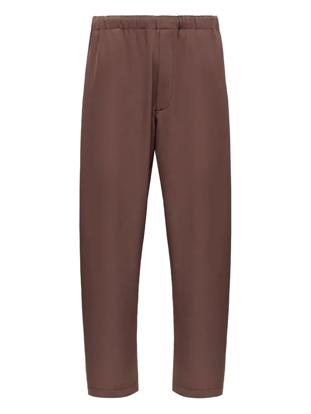 

Брюки с эластичным поясом MM6 Maison Margiela, коричневый