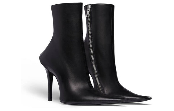 Кроссовки witch 110mm booties 'black sheepskin' Balenciaga, черный — фото 3