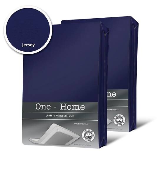 

Простыня One-Home Wasserbett navy 200x220 cm, 200x40x220 см, синий