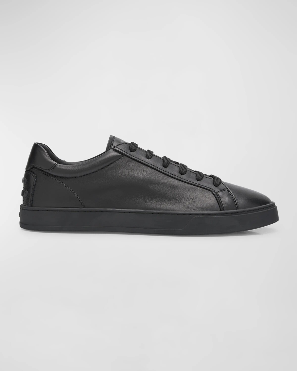 

Мужские кожаные низкие кеды Allacciata Cassetta Tod's, цвет Black