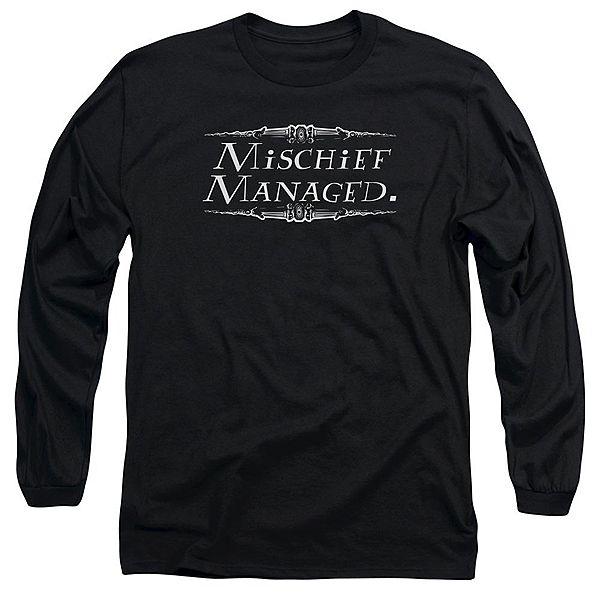 

Футболка с длинным рукавом Harry Potter Mischief Managed Licensed Character