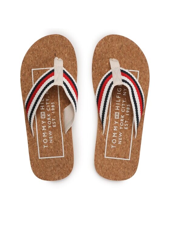 

Шлепки Tommy Hilfiger, бежевый