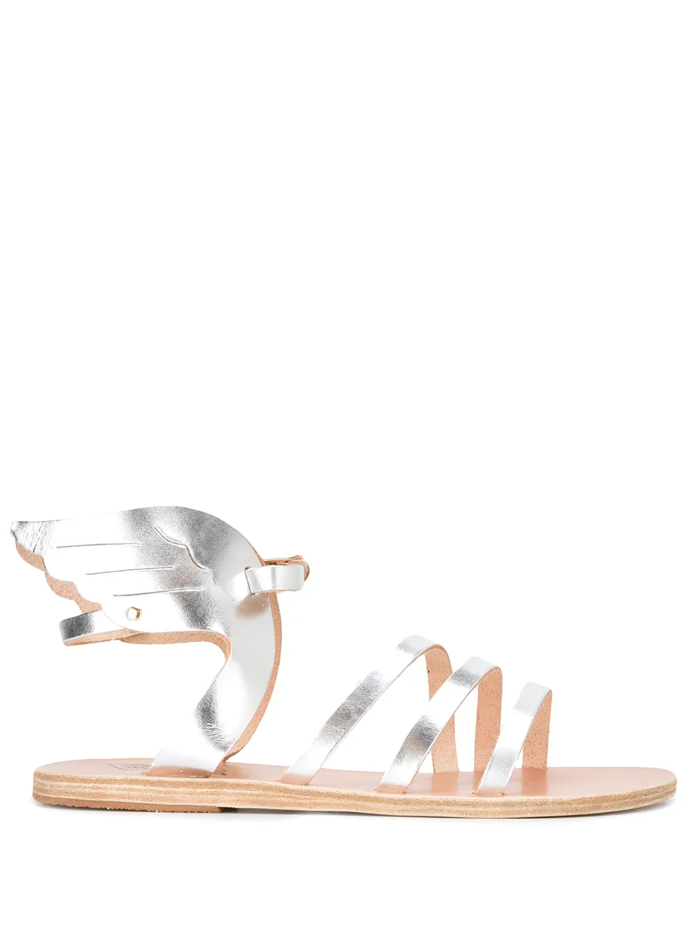 Сандалии-гладиаторы Ancient Greek Sandals, металлик