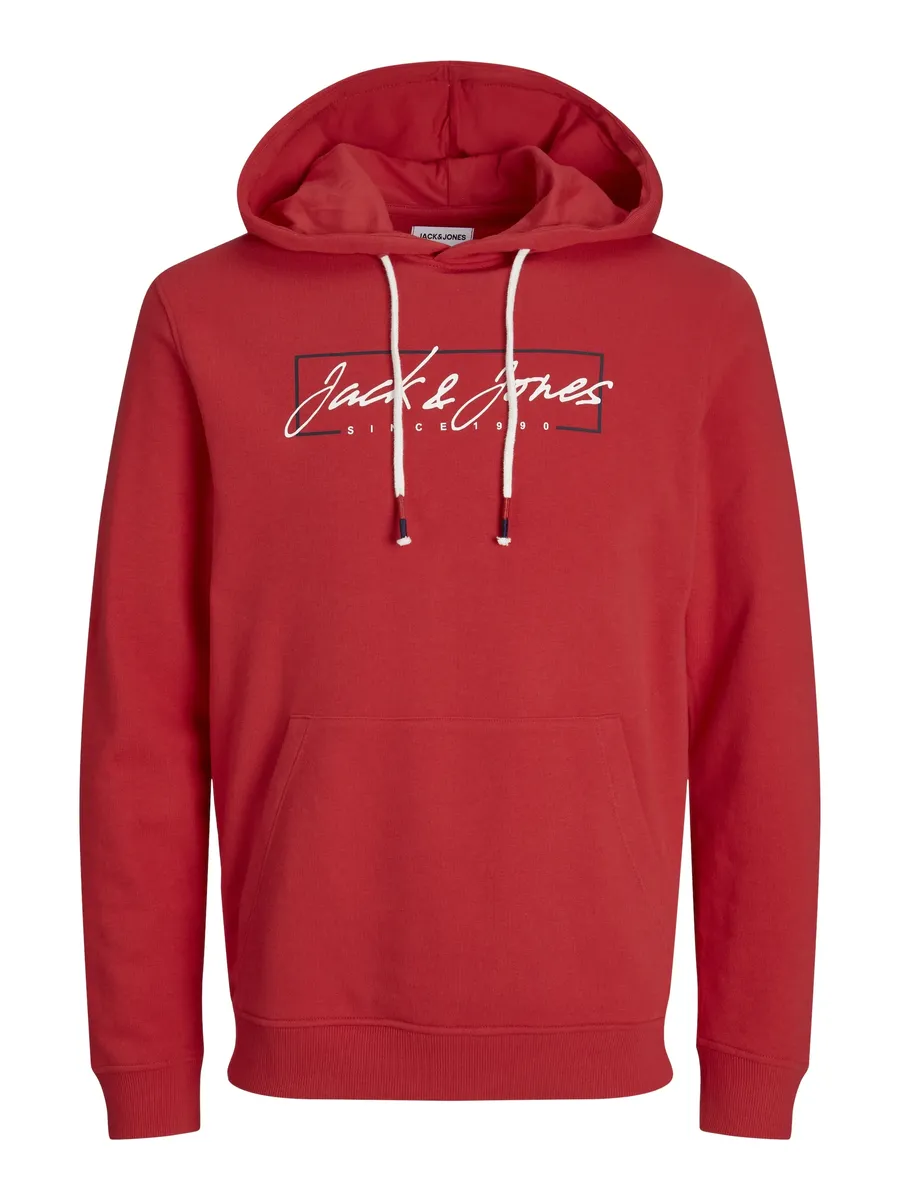 

Толстовка Jack & Jones "JJZURI SWEAT HOOD LN", красный
