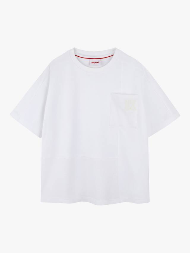 

Детская футболка HUGO с накладными карманами HUGO BOSS, White
