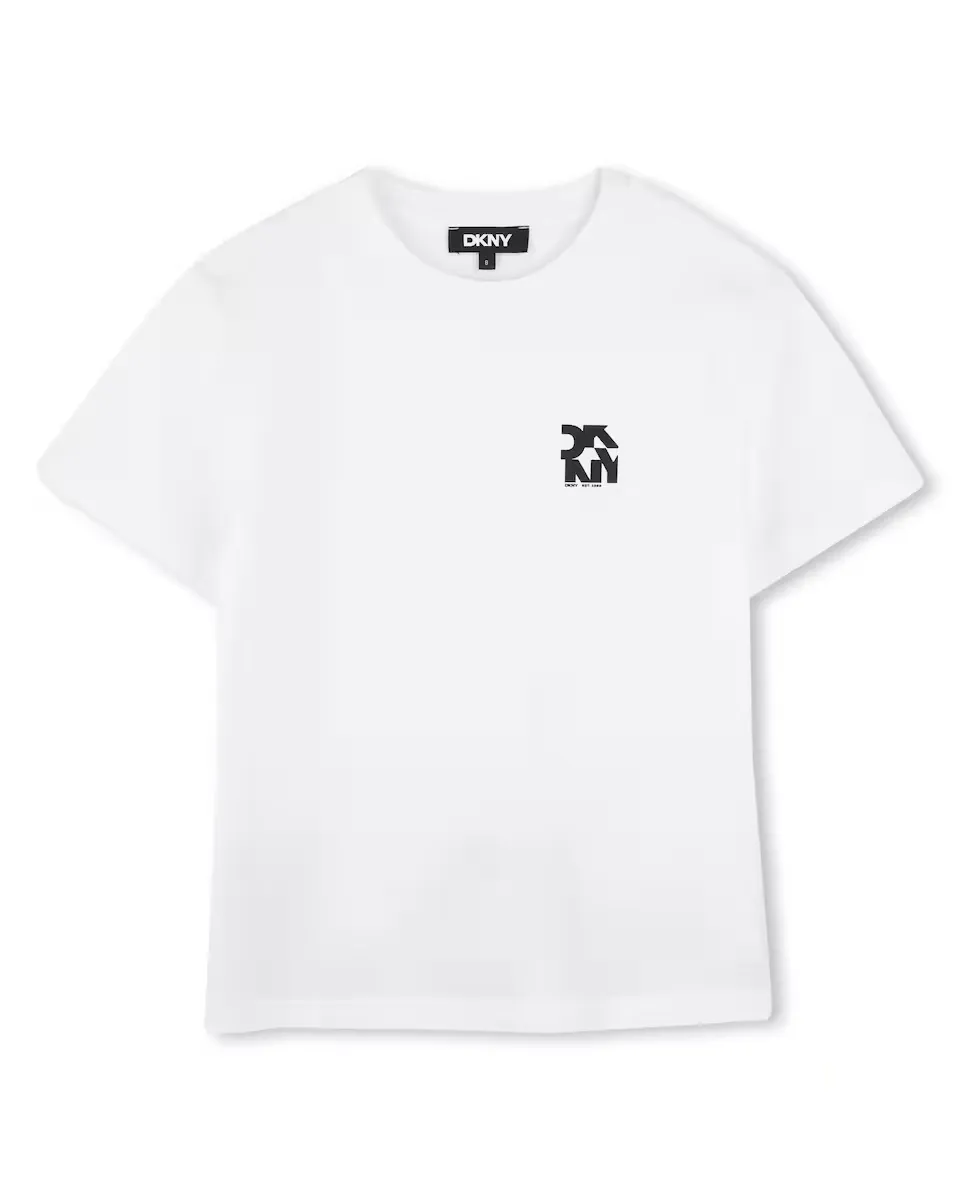 

Футболка из хлопка с коротким рукавом DKNY, белый