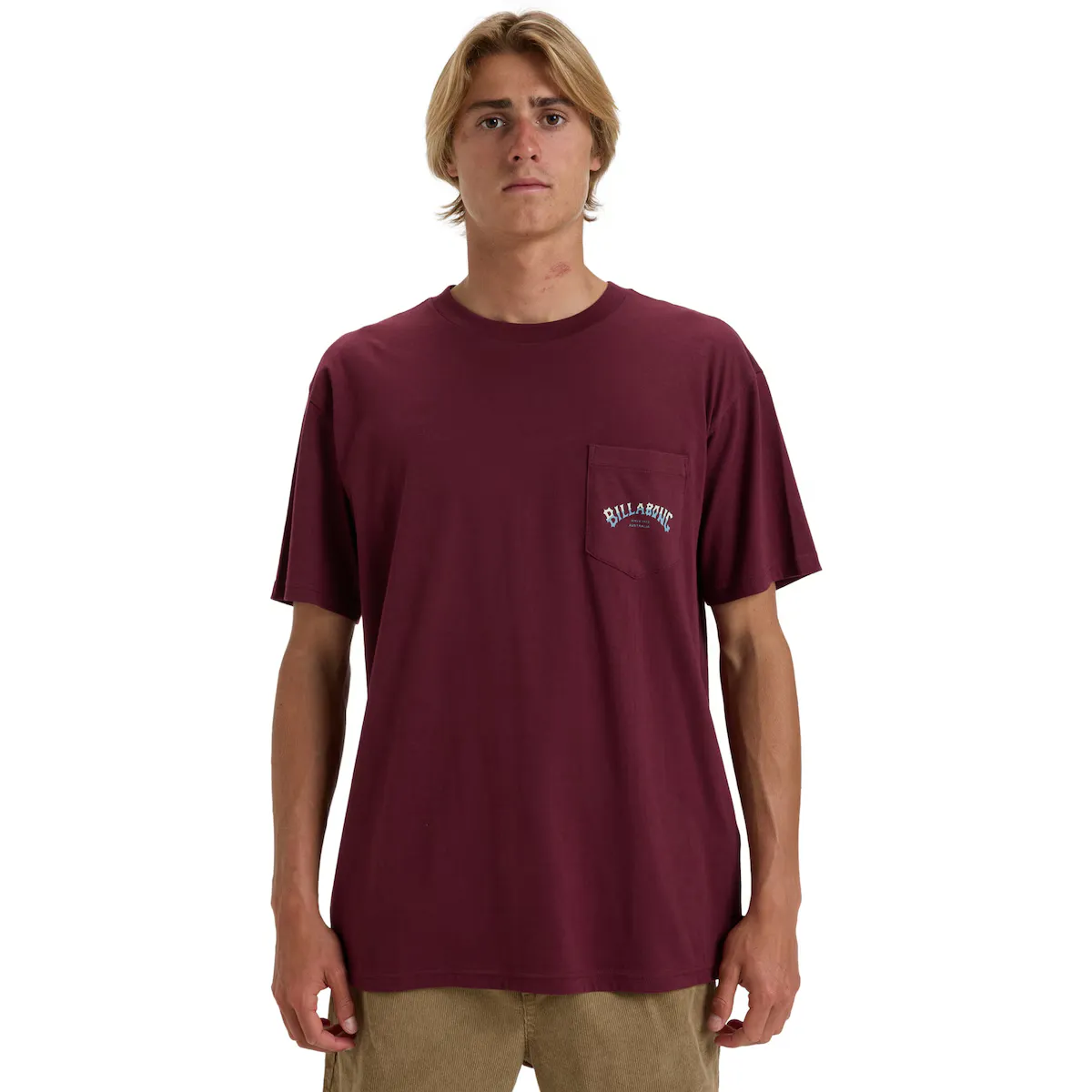 

Футболка мужская Billabong Stacked Arch, красный