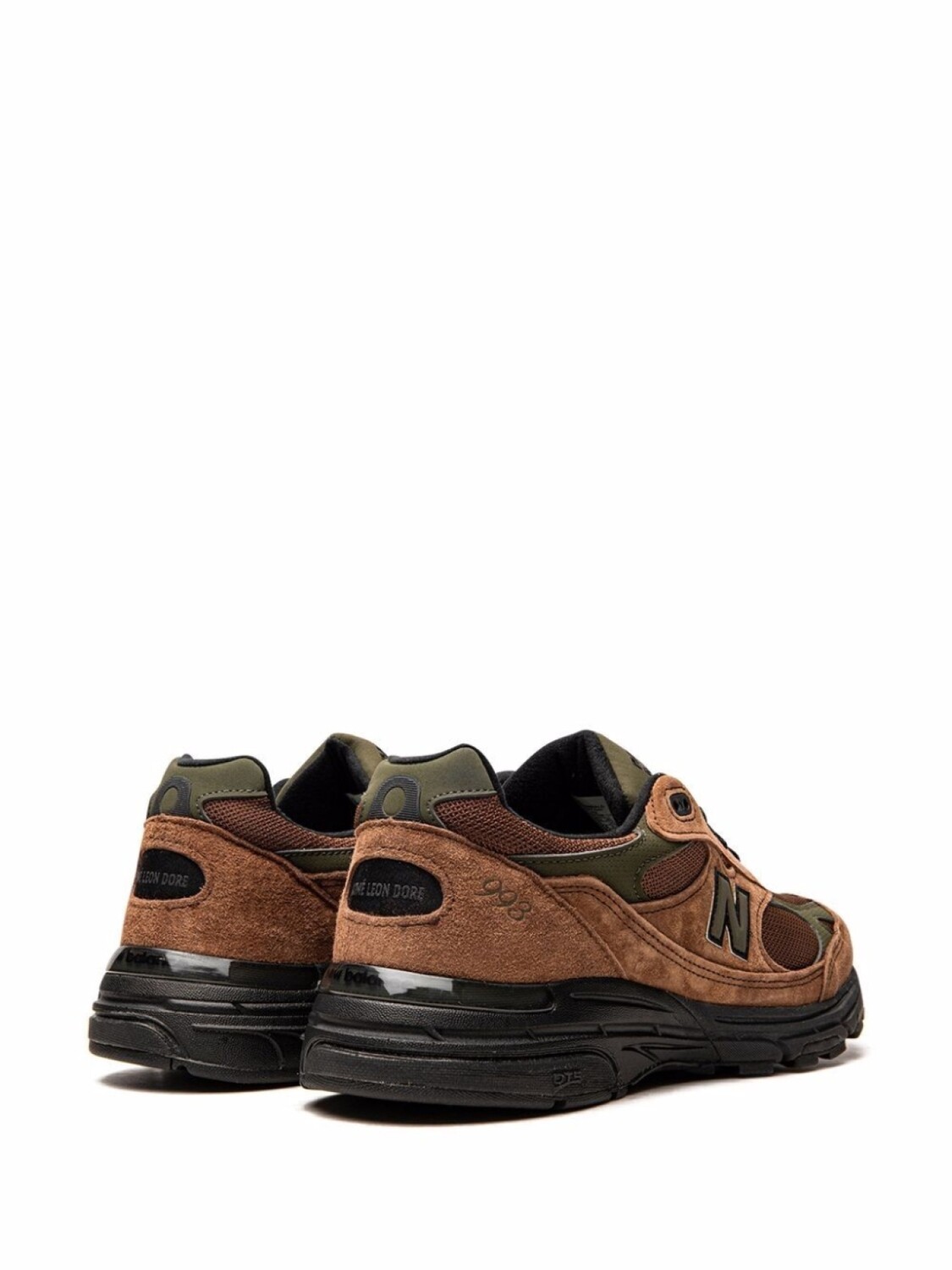 Кроссовки 993 Brown из коллаборации с Aimé Leon Dore New Balance, коричневый — фото 3