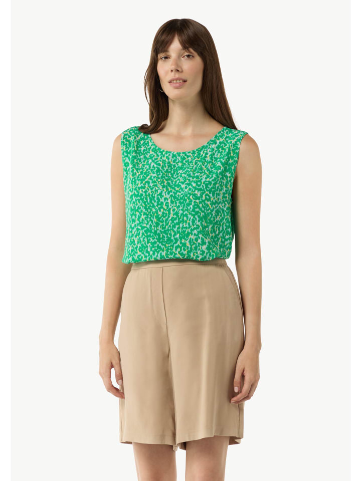 

Блуза comma CI Bluse ärmellos, зеленый