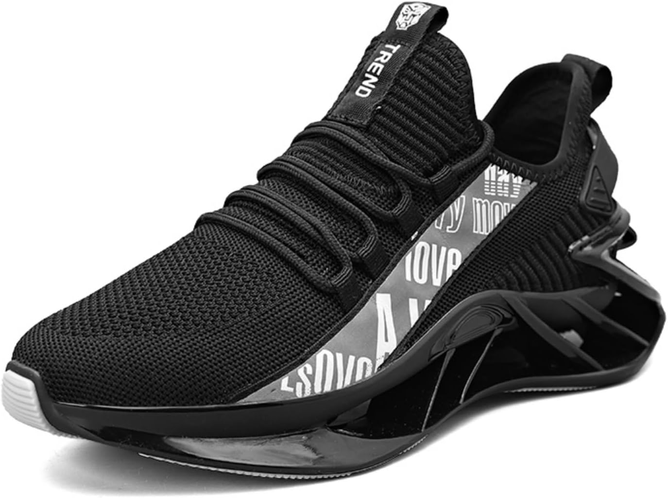 

Мужские дышащие спортивные кроссовки для улицы: легкие, противоскользящие. Идеальны для бега, тренажерного зала, походов. Комфорт на весь день Kpdwfms, черный