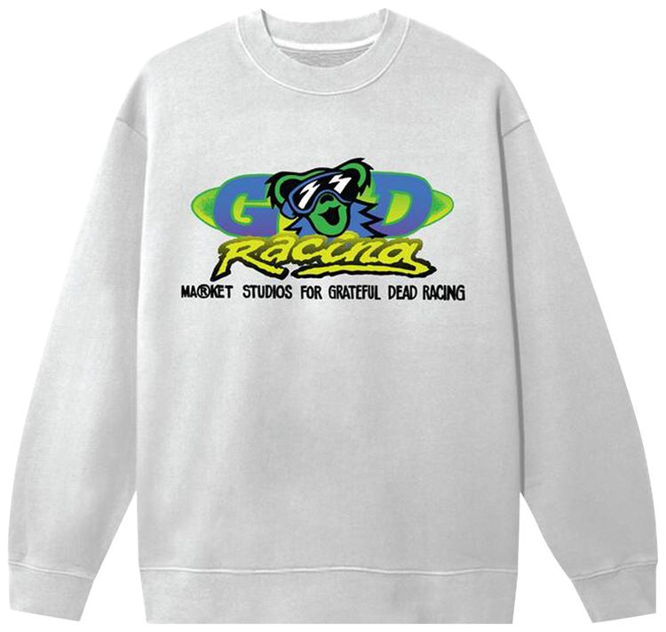 

Свитшот Market x Greateful Dead Market Racing Crewneck, серый
