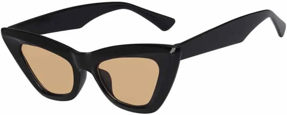 

Солнцезащитные очки с защитой от УФ-излучения UV400 | Панк-стиль, линзы «кошачий глаз», серые | Яркие линзы для занятий спортом на открытом воздухе и вождения DSVIGF, Black Tea