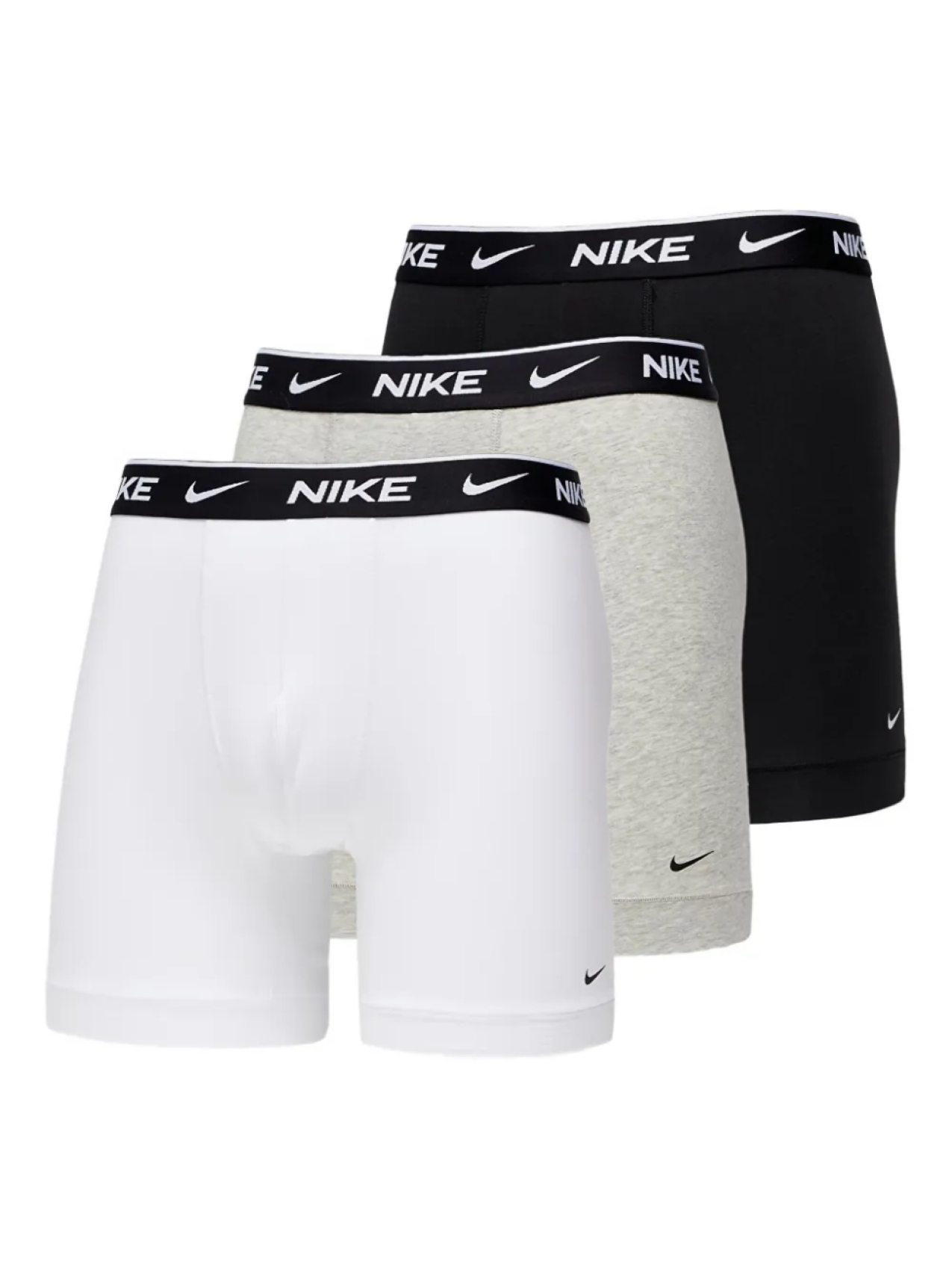 

Боксеры-трусы с логотипом на поясе Nike Dri-FIT (упаковка из трех шт.), белый