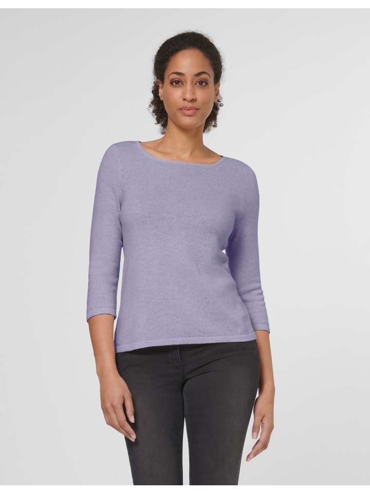 

MADELEINE Кашемировый свитер с вырезом-лодочкой светло-аметистового цвета