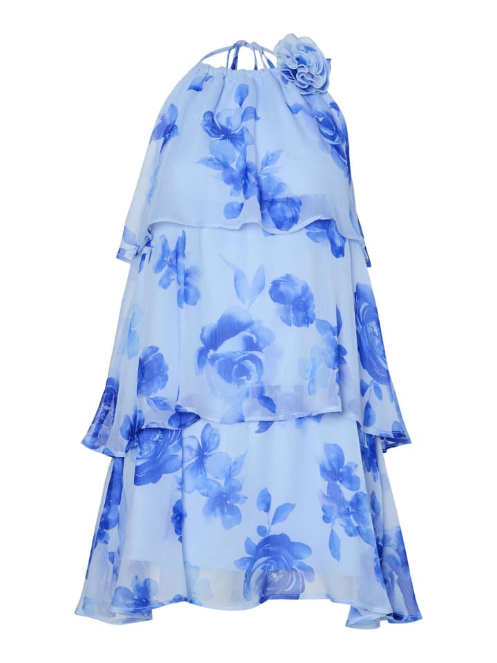 

Короткое платье Pieces, кашемировый синий