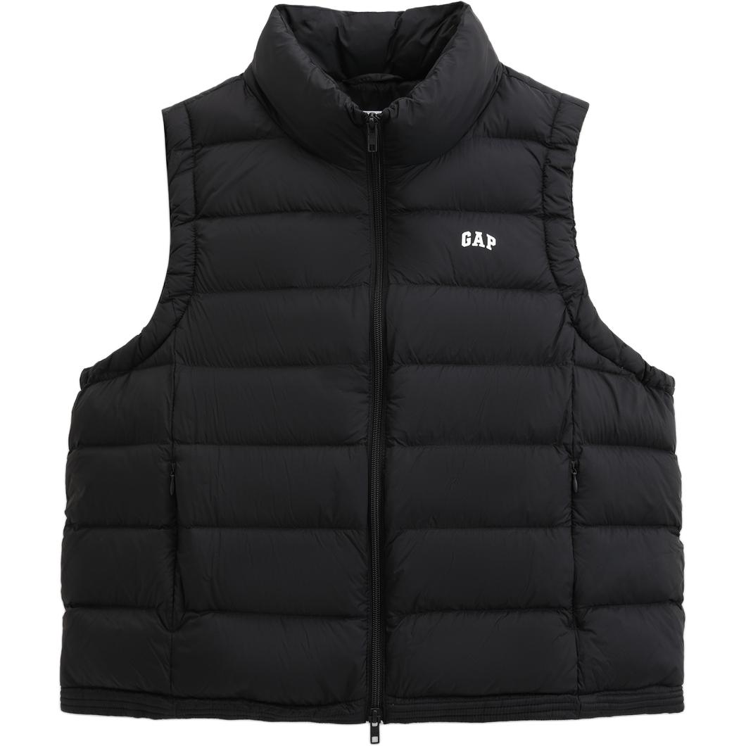 

GAP Женская пуховая жилетка, Black