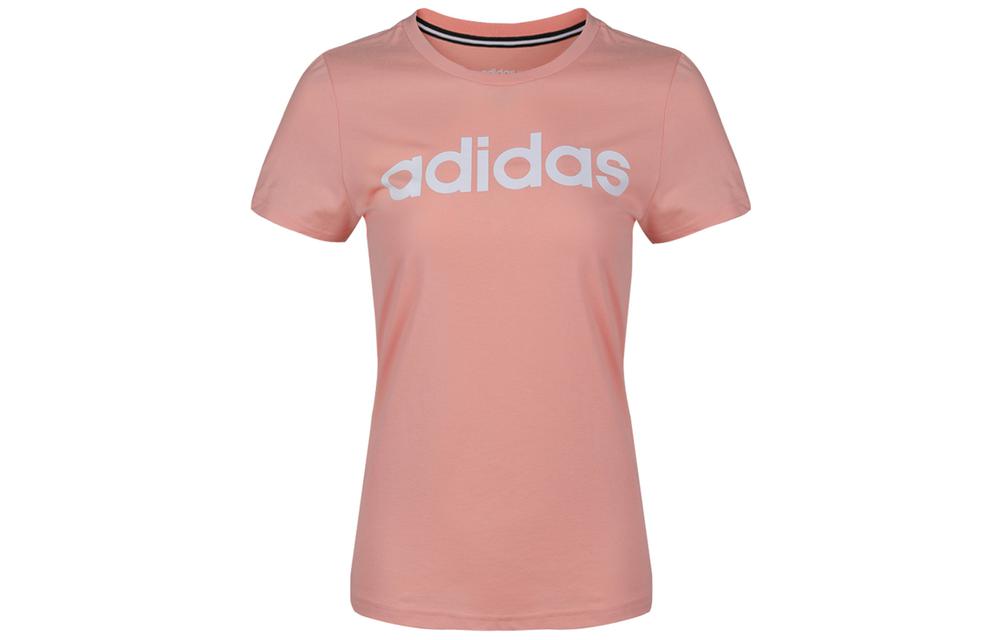 Adidas Neo Футболка женская оранжево-красная — фото 3